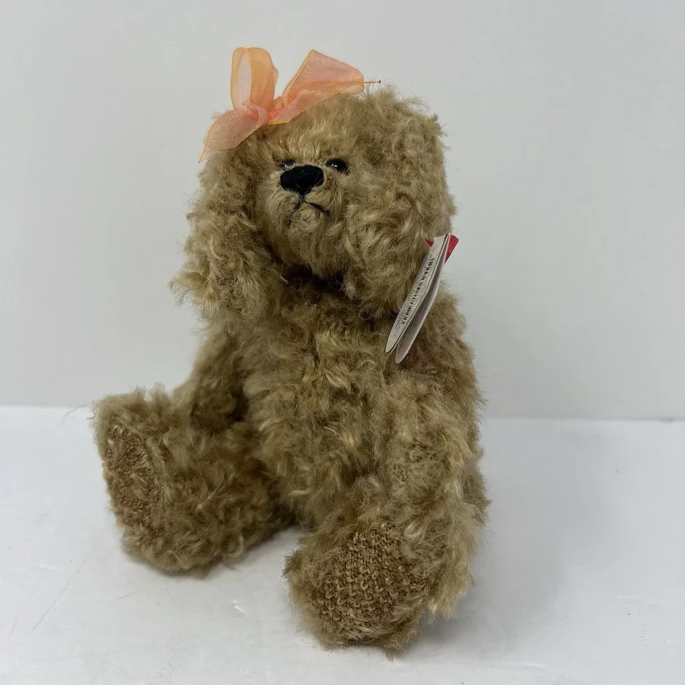 Ty Dog Plush Stuffed Animal Toy Attic Treasures CASSANDRA Pup w/ Bow 7